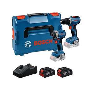 PACK 2 OUTILS 18V GSR/GDR + 2 BAT. 5AH + CHARGEUR 0615A50090 BOSCH